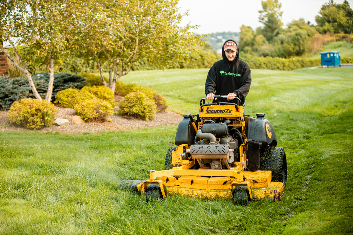 fall property maintenance final mow