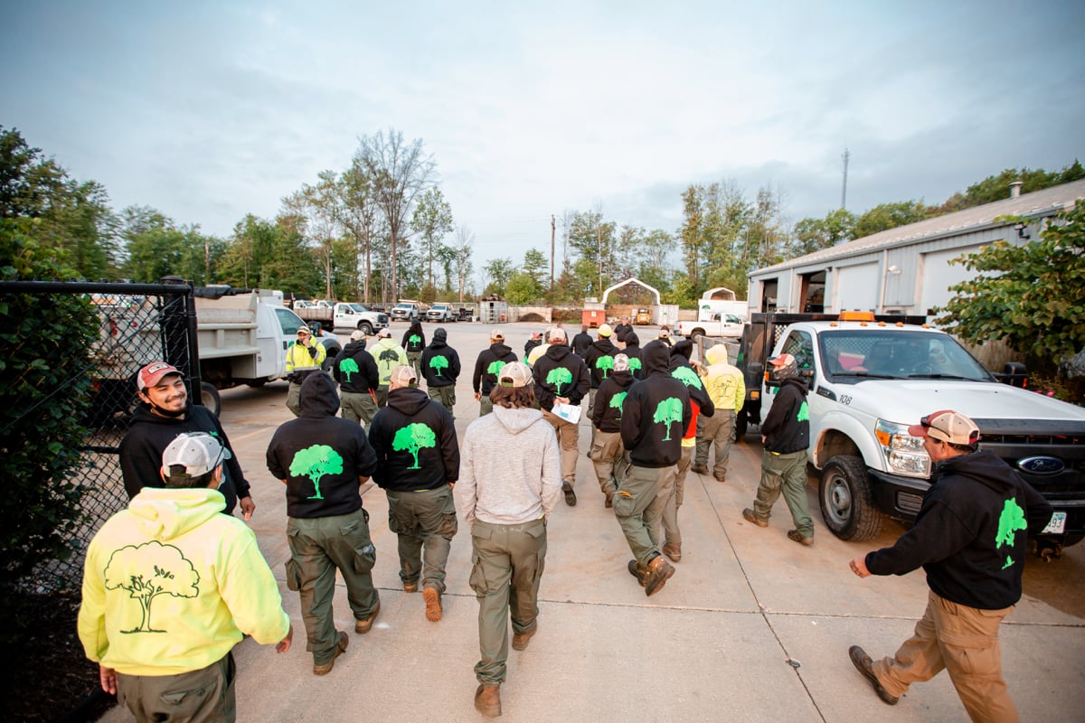 Commercial Landscaping Crew Team Huddle 3