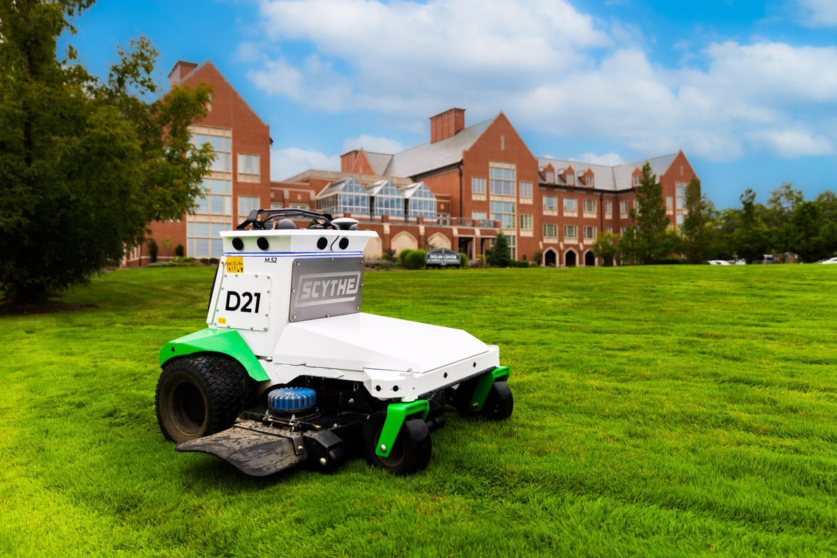Autonomous commercial robotic mower university 3