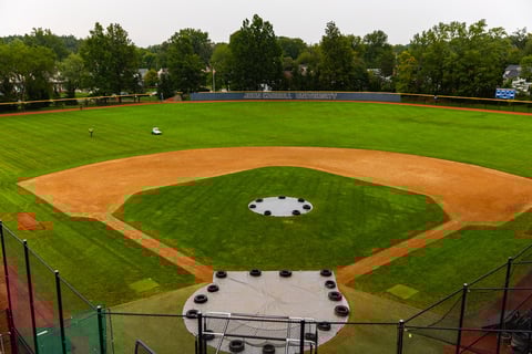 Autonomous commercial robotic mower university athletic field 1