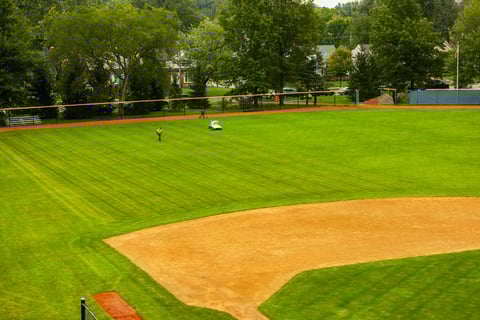Autonomous commercial robotic mower university athletic field crew 