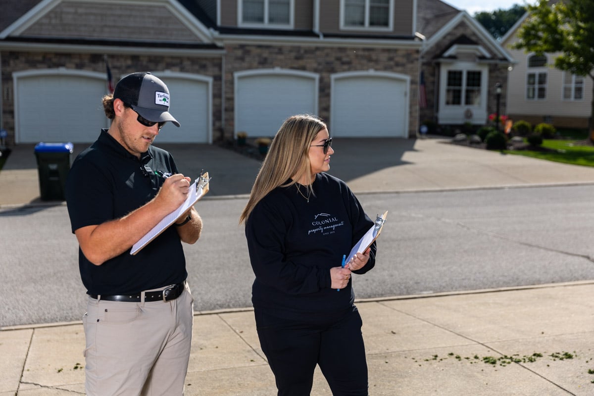 HOA Account Manager and Property Manager on site