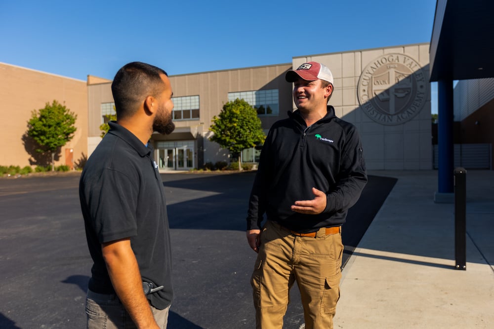 property manager and account manager talk