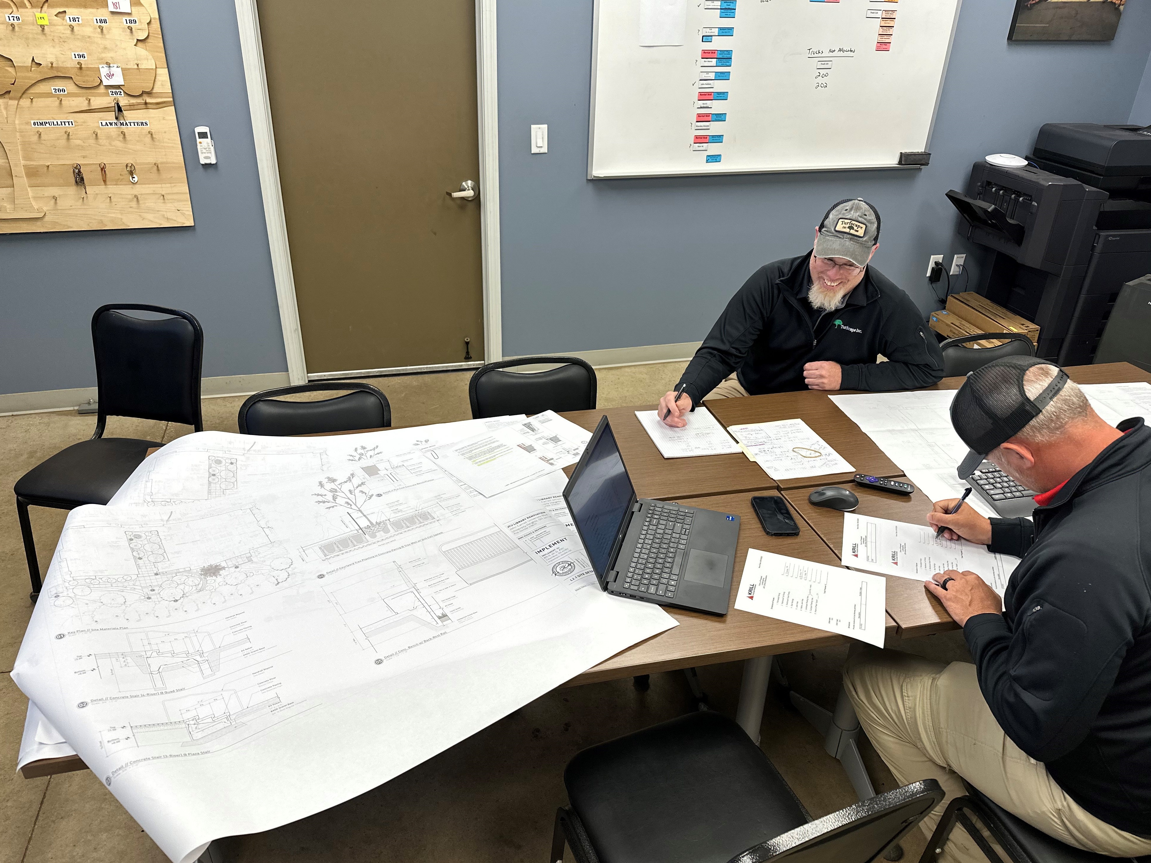 Drafting plan for property 