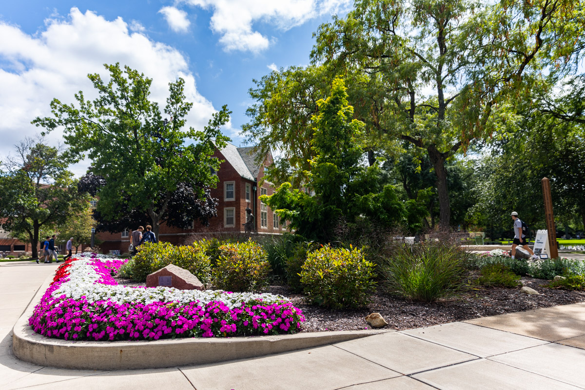 University flower enhancment university campus